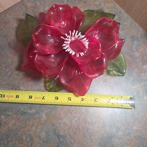 Red and Green Flower Decor